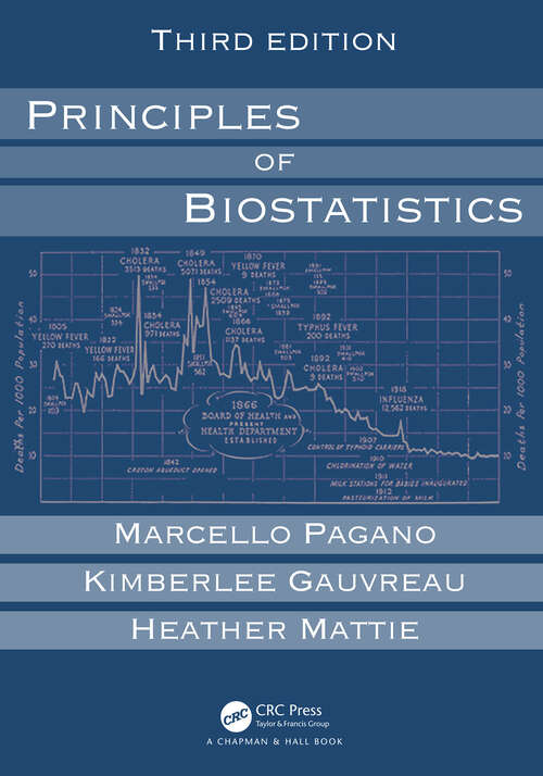 Book cover of Principles of Biostatistics (3)