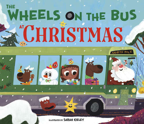 Book cover of The Wheels on the Bus at Christmas