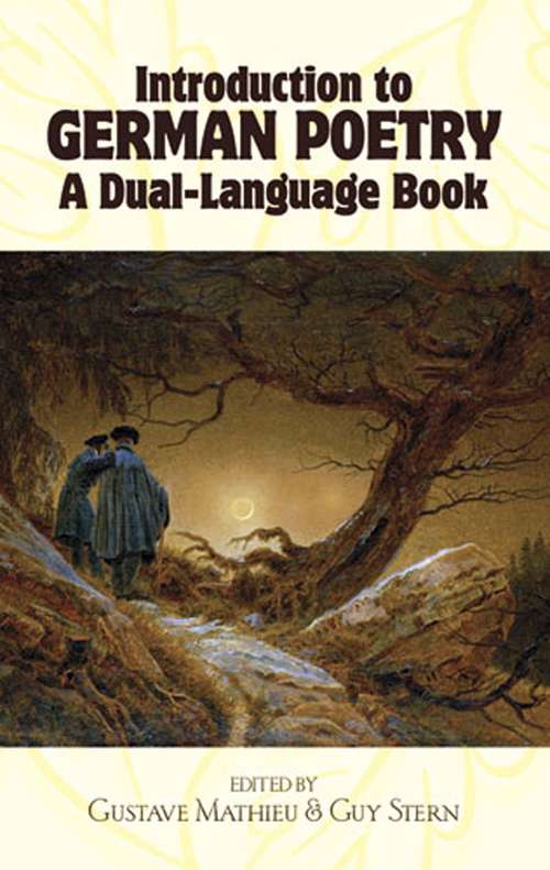 Book cover of Introduction to German Poetry: A Dual-Language Book