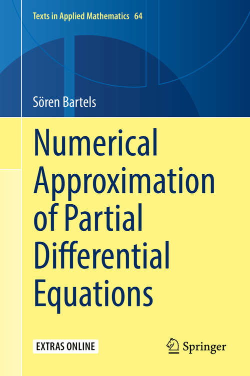 Book cover of Numerical Approximation of Partial Differential Equations