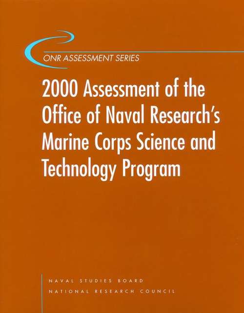 Book cover of 2000 Assessment of the Office of Naval Research's Marine Corps Science and Technology Program