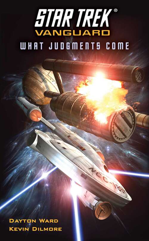 Book cover of Vanguard: What Judgments Come (Star Trek: Vanguard)