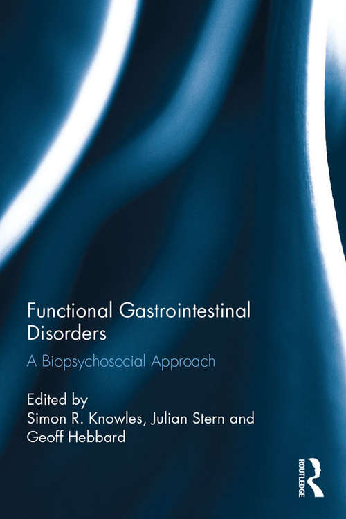 Book cover of Functional Gastrointestinal Disorders: A biopsychosocial approach