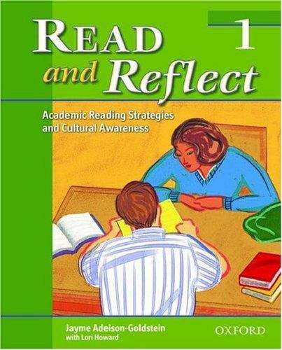 Book cover of Read and Reflect 1: Academic Reading Strategies and Cultural Awareness