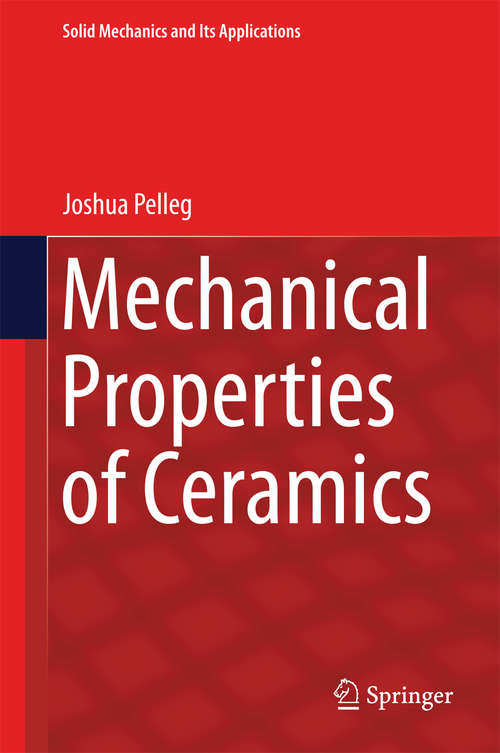 Book cover of Mechanical Properties of Ceramics