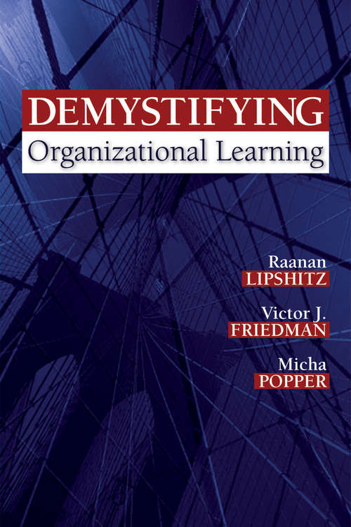Book cover of Demystifying Organizational Learning
