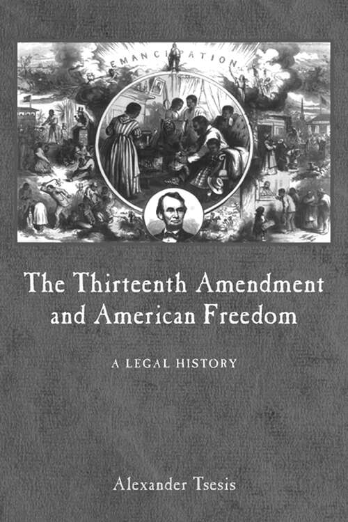 Book cover of The Thirteenth Amendment and American Freedom: A Legal History