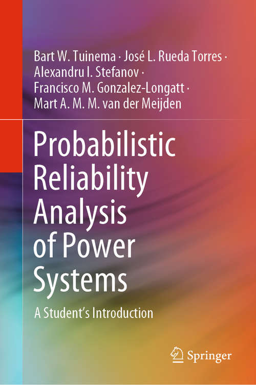 Book cover of Probabilistic Reliability Analysis of Power Systems: A Student’s Introduction (1st ed. 2020)