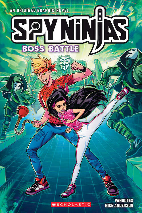 Book cover of Boss Battle (Spy Ninjas Official Graphic Novel #3)