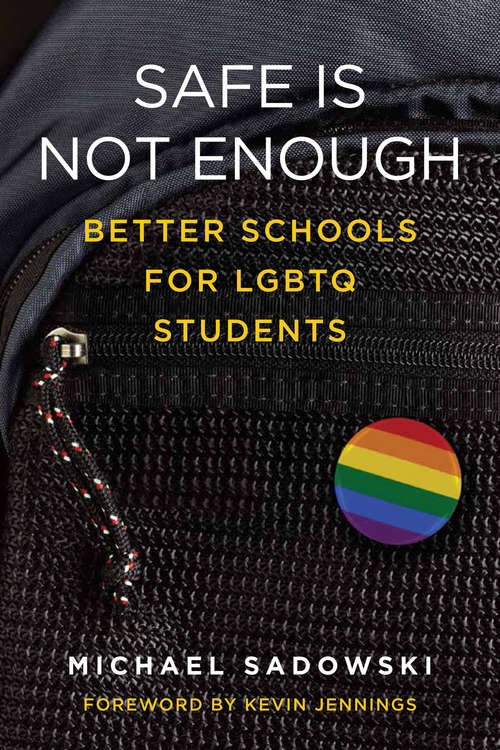 Book cover of Safe Is Not Enough: Better Schools for LGBTQ Students (Youth Development and Education Series)