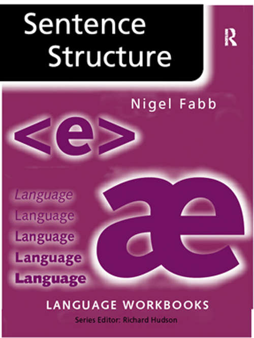 Book cover of Sentence Structure (2) (Language Workbooks)