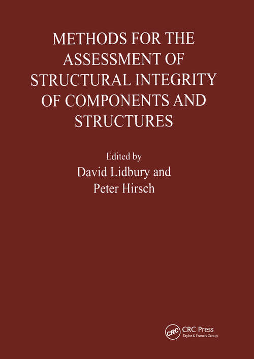 Book cover of Methods for the Assessment of the Structural Integrity of Components and Structures