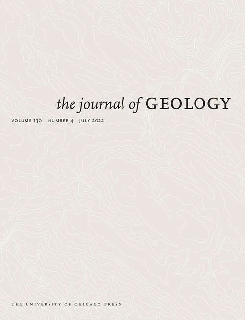 Book cover of The Journal of Geology, volume 130 number 4 (July 2022)