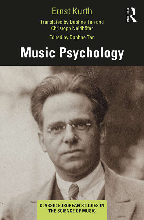Book cover of Music Psychology (Classic European Studies in the Science of Music)