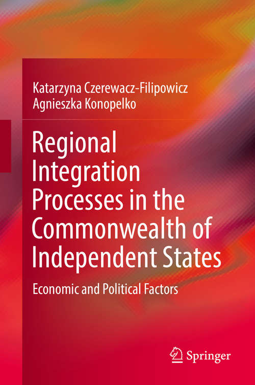 Book cover of Regional Integration Processes in the Commonwealth of Independent States