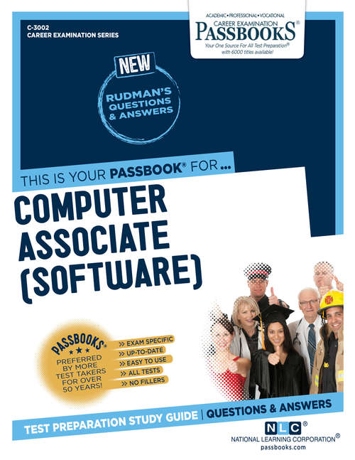 Book cover of Computer Associate (Software): Passbooks Study Guide (Career Examination Series: C-2473)