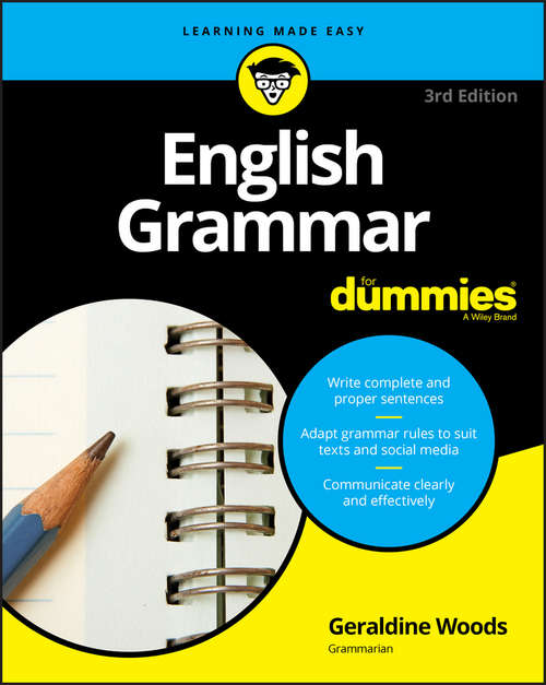 Book cover of English Grammar For Dummies (3)