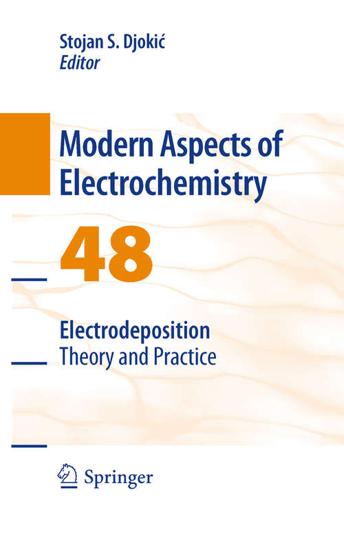 Book cover of Electrodeposition