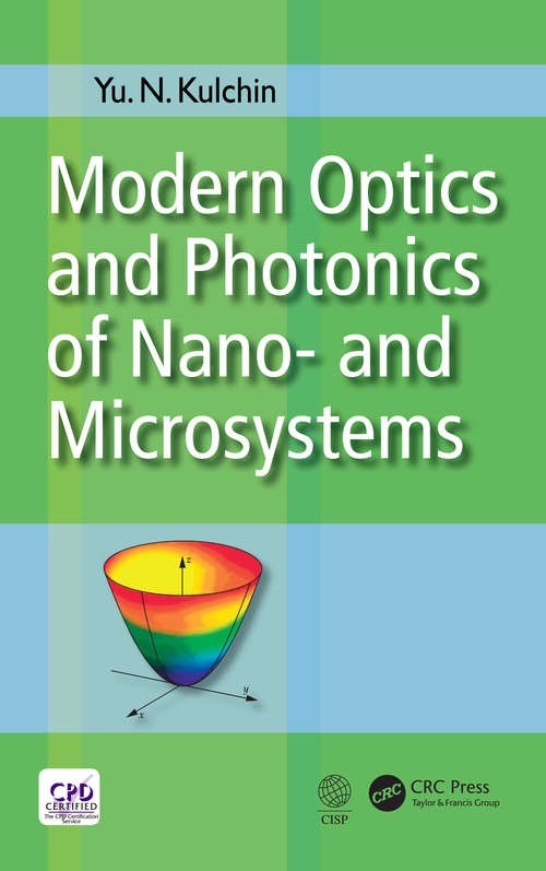 Book cover of Modern Optics and Photonics of Nano-  and Microsystems