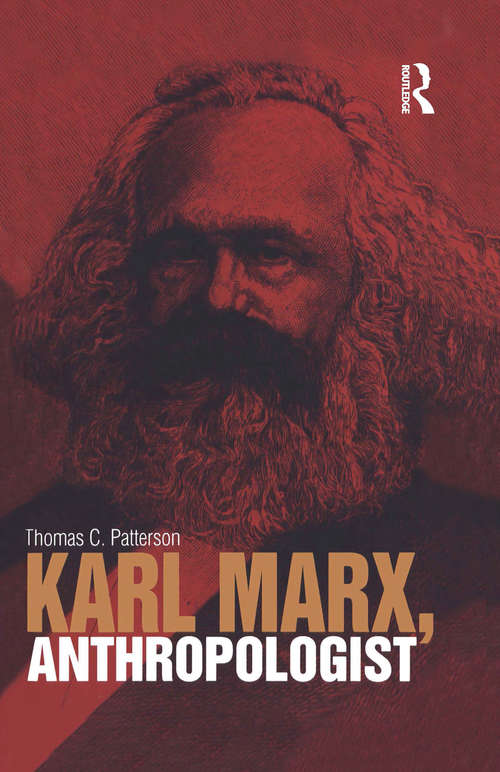 Book cover of Karl Marx, Anthropologist
