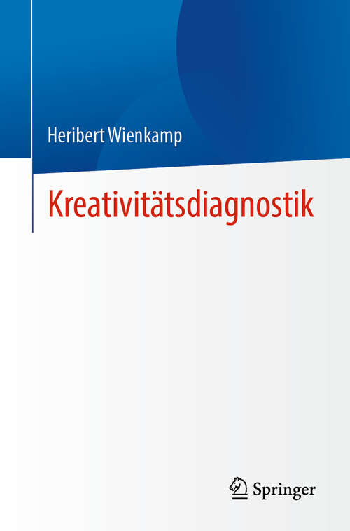 Book cover of Kreativitätsdiagnostik (2024)