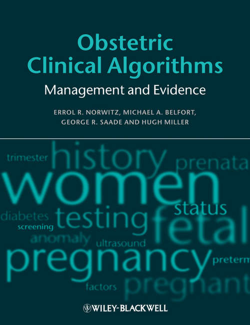 Book cover of Obstetric Clinical Algorithms: Management and Evidence