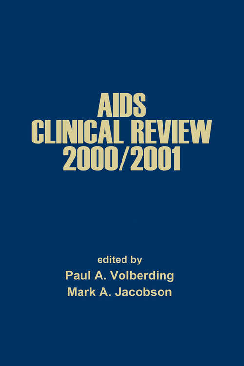 Book cover of AIDS Clinical Review 2000/2001 (Aids Clinical Review)