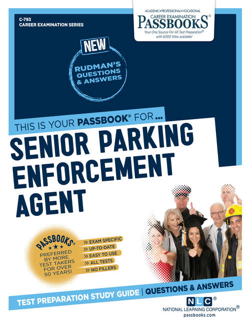 Book cover of Senior Parking Enforcement Agent: Passbooks Study Guide (Career Examination Series)