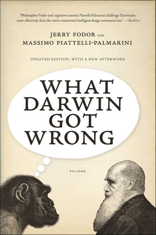 Book cover of What Darwin Got Wrong