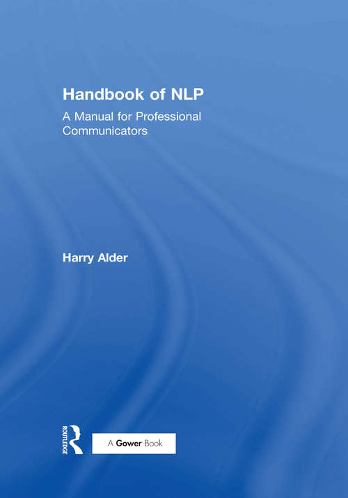 Book cover of Handbook of NLP: A Manual for Professional Communicators