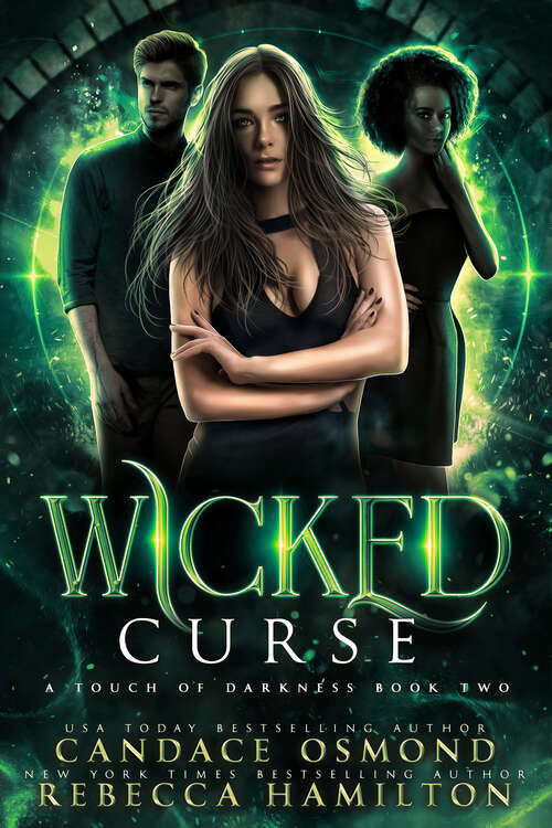 Book cover of Wicked Curse: Enemies to Lovers Witch Academy Romance (A Touch of Darkness #2)