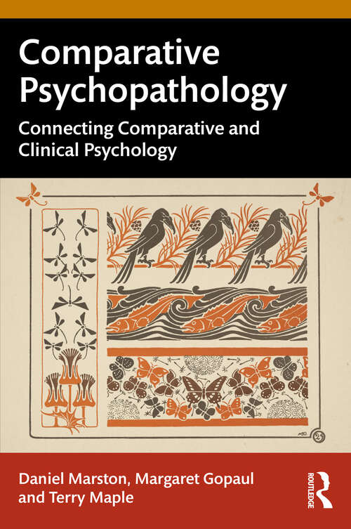 Book cover of Comparative Psychopathology: Connecting Comparative and Clinical Psychology