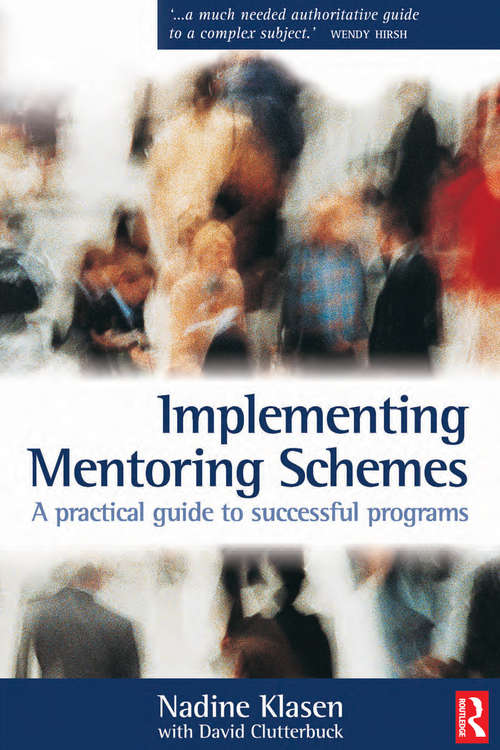 Book cover of Implementing Mentoring Schemes