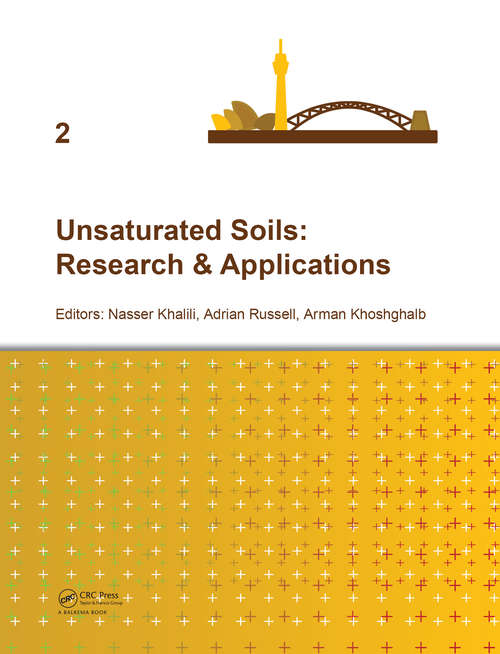 Book cover of Unsaturated Soils: Research & Applications
