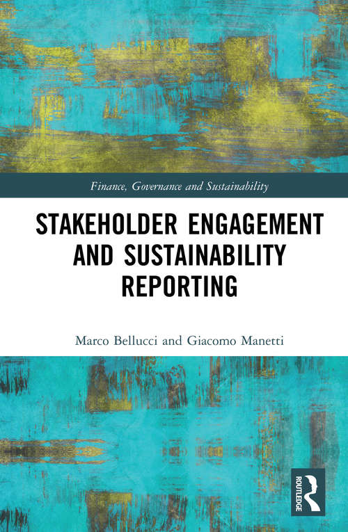 Book cover of Stakeholder Engagement and Sustainability Reporting (Finance, Governance and Sustainability)