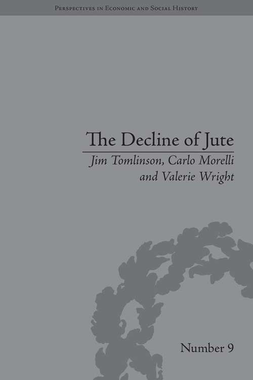 Book cover of The Decline of Jute: Managing Industrial Change (Perspectives in Economic and Social History #9)