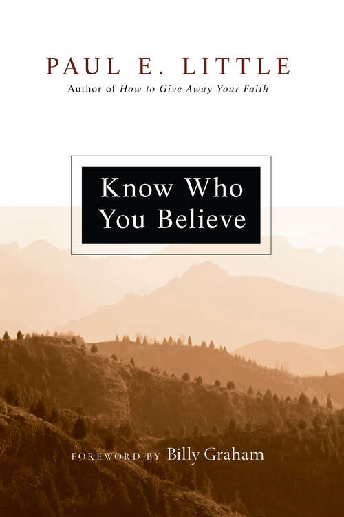 Book cover of Know Who You Believe