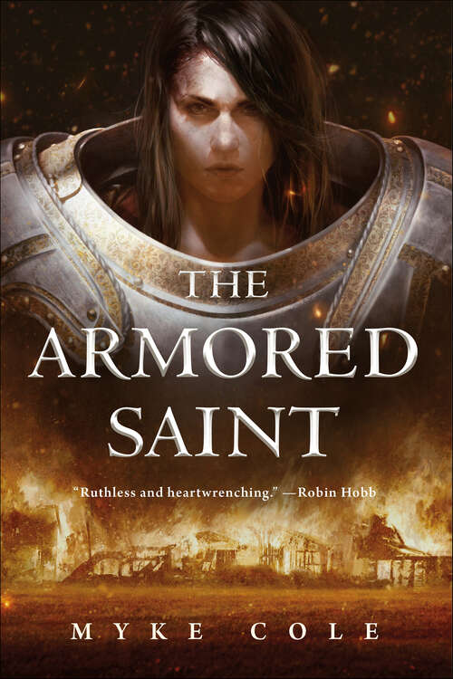 Book cover of The Armored Saint (The Sacred Throne #1)