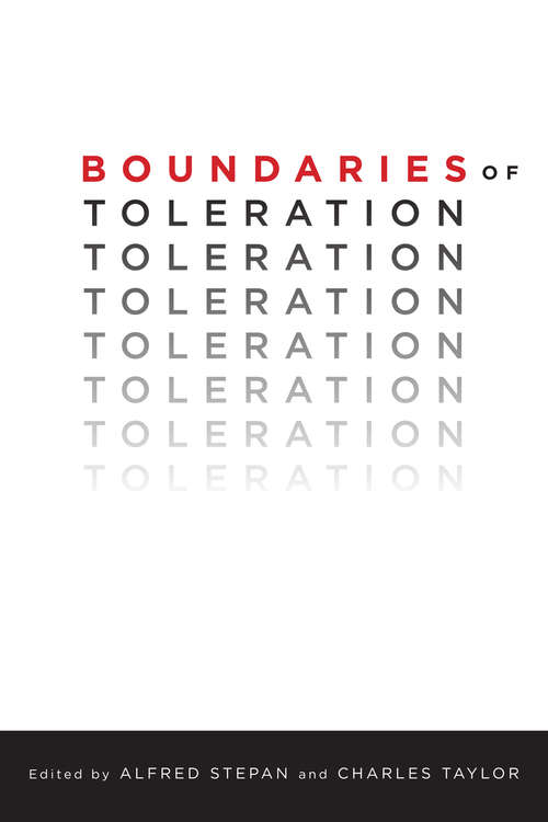 Book cover of Boundaries of Toleration (Religion, Culture, and Public Life #16)