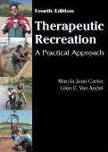 Book cover of Therapeutic Recreation: A Practical Approach (Fourth Edition)