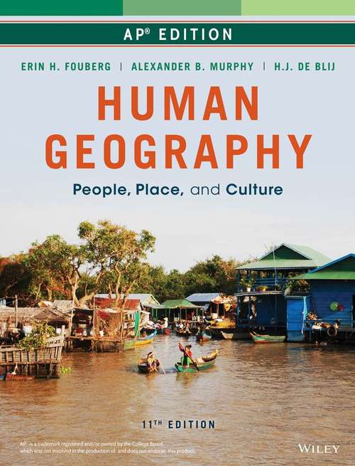 Book cover of Human Geography: People  Place and Culture (11th AP edition)