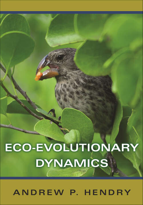 Book cover of Eco-Evolutionary Dynamics