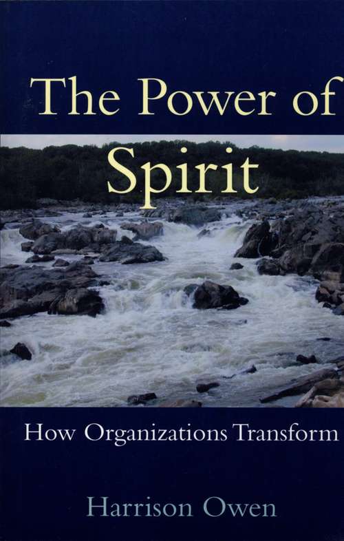 Book cover of The Power of Spirit: How Organizations Transform