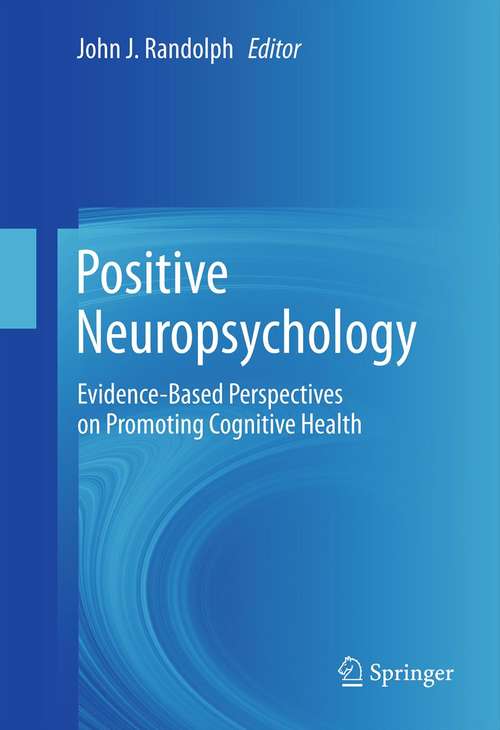 Book cover of Positive Neuropsychology
