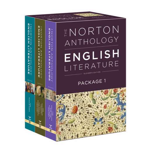 Book cover of The Norton Anthology of English Literature (Eleventh Edition)  (Vol. Volumes A, B, & C): The Middle Ages Through The Restoration And The Eighteenth Century (Eleventh Edition)