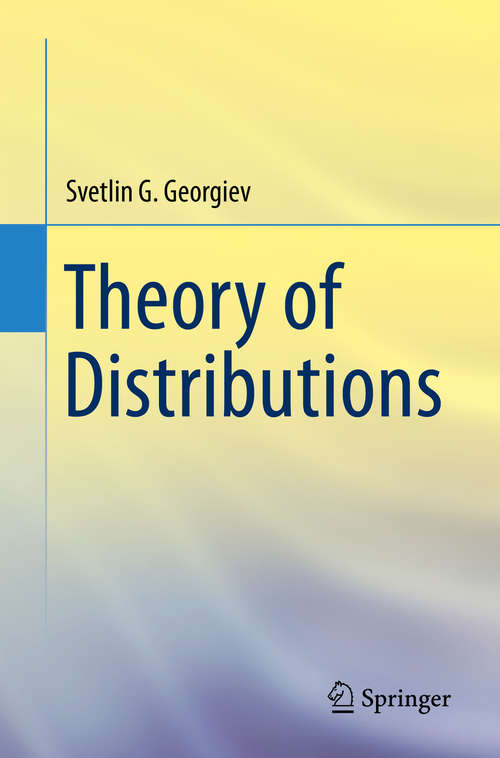 Book cover of Theory of Distributions