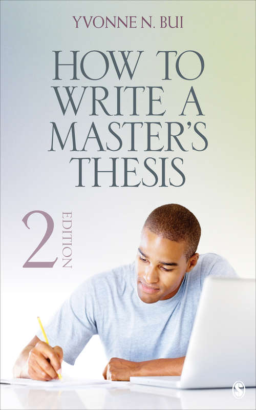 Book cover of How to Write a Master's Thesis