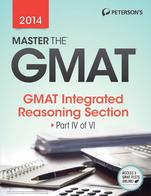 Book cover of Master the GMAT 2014: Integrated Reasoning: Part IV of VI