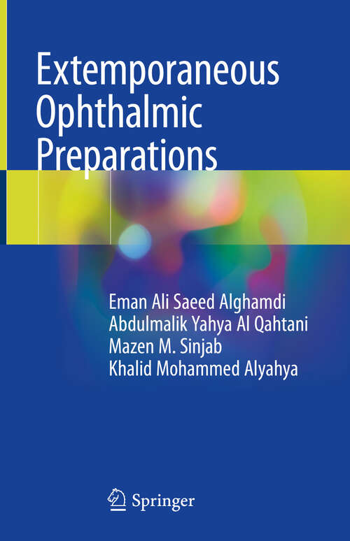 Book cover of Extemporaneous Ophthalmic Preparations (1st ed. 2020)