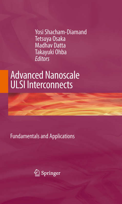 Book cover of Advanced Nanoscale ULSI Interconnects: Fundamentals And Applications